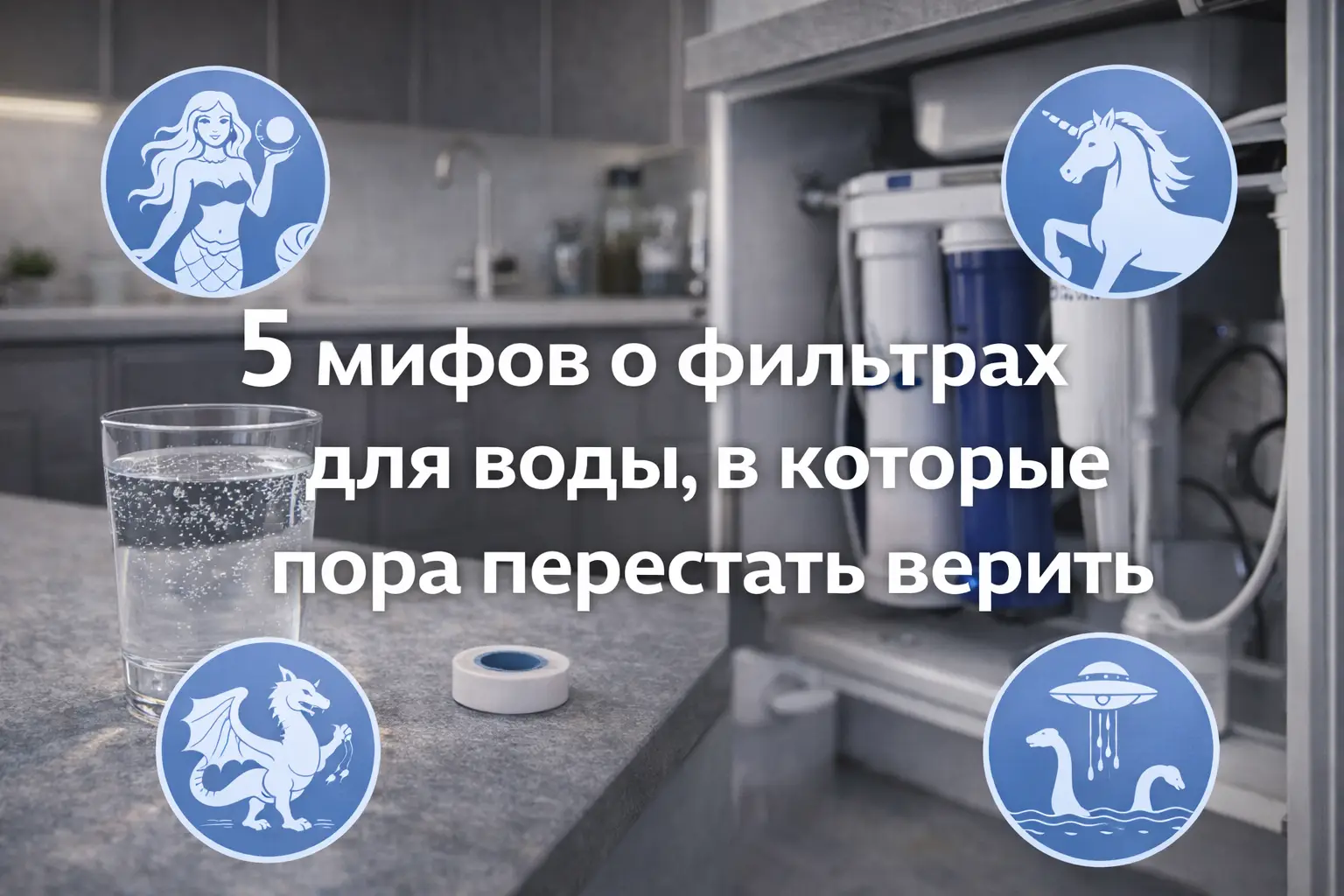 5 мифов о фильтрах для воды, в которые пора перестать верить